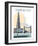 Tower Bridge - Dave Thompson Contemporary Travel Print-Dave Thompson-Framed Art Print