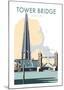 Tower Bridge - Dave Thompson Contemporary Travel Print-Dave Thompson-Mounted Giclee Print