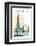 Tower Bridge - Dave Thompson Contemporary Travel Print-Dave Thompson-Framed Giclee Print