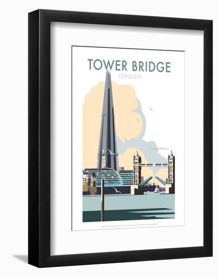 Tower Bridge - Dave Thompson Contemporary Travel Print-Dave Thompson-Framed Giclee Print