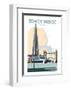 Tower Bridge - Dave Thompson Contemporary Travel Print-Dave Thompson-Framed Giclee Print