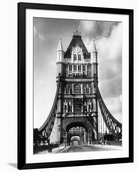 Tower Bridge from Side-Fred Musto-Framed Photographic Print