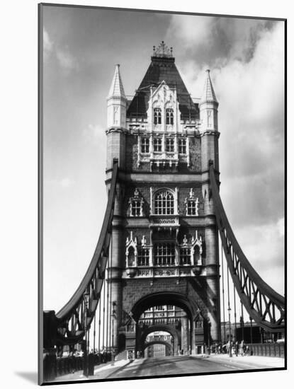 Tower Bridge from Side-Fred Musto-Mounted Photographic Print