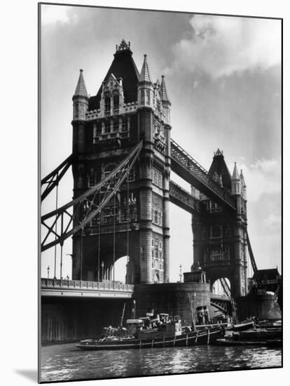 Tower Bridge from Side-Fred Musto-Mounted Photographic Print