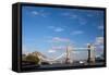 Tower Bridge from the Thames River North Bank, London-Felipe Rodriguez-Framed Stretched Canvas