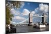Tower Bridge from the Thames River North Bank, London-Felipe Rodriguez-Mounted Photographic Print