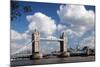 Tower Bridge from the Thames River North Bank, London-Felipe Rodriguez-Mounted Photographic Print