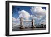 Tower Bridge from the Thames River North Bank, London-Felipe Rodriguez-Framed Photographic Print