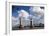 Tower Bridge from the Thames River North Bank, London-Felipe Rodriguez-Framed Photographic Print