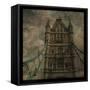 Tower Bridge II-John W Golden-Framed Stretched Canvas