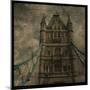 Tower Bridge II-John W Golden-Mounted Giclee Print