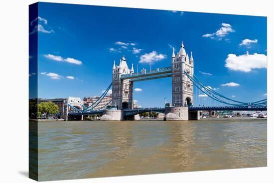 Tower Bridge in London in a Beautiful Summer Day-Kamira-Stretched Canvas