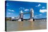 Tower Bridge in London in a Beautiful Summer Day-Kamira-Stretched Canvas