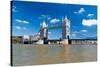 Tower Bridge in London in a Beautiful Summer Day-Kamira-Stretched Canvas