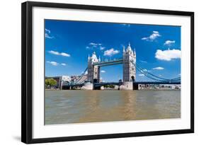 Tower Bridge in London in a Beautiful Summer Day-Kamira-Framed Photographic Print