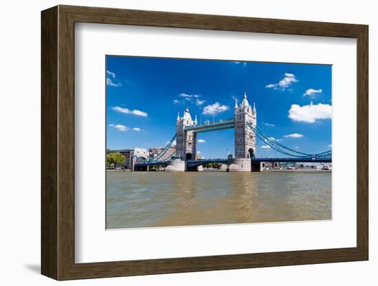 Tower Bridge in London in a Beautiful Summer Day-Kamira-Framed Photographic Print