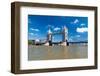 Tower Bridge in London in a Beautiful Summer Day-Kamira-Framed Photographic Print