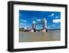 Tower Bridge in London in a Beautiful Summer Day-Kamira-Framed Photographic Print