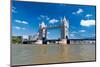 Tower Bridge in London in a Beautiful Summer Day-Kamira-Mounted Photographic Print