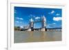 Tower Bridge in London in a Beautiful Summer Day-Kamira-Framed Photographic Print