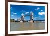 Tower Bridge in London in a Beautiful Summer Day-Kamira-Framed Photographic Print