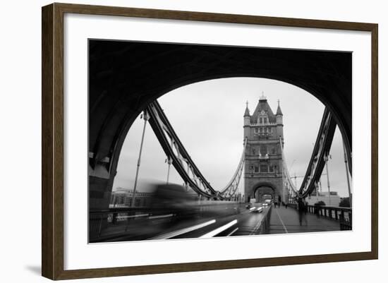 Tower Bridge in London in United Kingdoms.-Songquan Deng-Framed Photographic Print