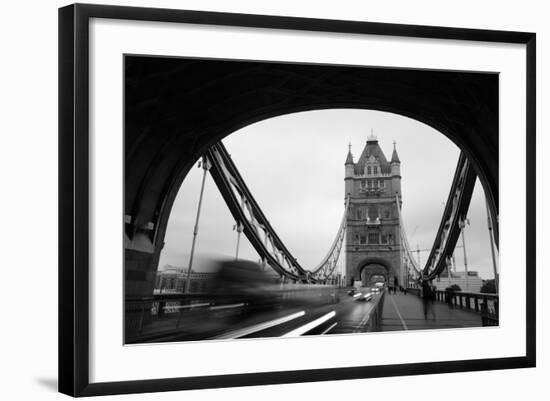 Tower Bridge in London in United Kingdoms.-Songquan Deng-Framed Photographic Print