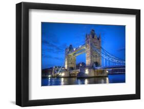 Tower Bridge In London-null-Framed Art Print