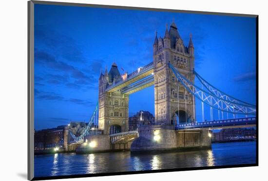 Tower Bridge In London-null-Mounted Art Print