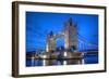 Tower Bridge In London-null-Framed Art Print