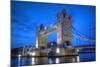 Tower Bridge In London-null-Mounted Art Print