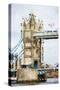 Tower Bridge - In the Style of Oil Painting-Philippe Hugonnard-Stretched Canvas