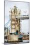 Tower Bridge - In the Style of Oil Painting-Philippe Hugonnard-Mounted Giclee Print