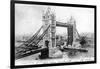 Tower Bridge, London, 1903-Valentine-Framed Giclee Print