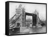 Tower Bridge, London, 1911-1912-Reinhold Thiele-Framed Stretched Canvas