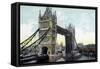 Tower Bridge, London, 20th Century-null-Framed Stretched Canvas