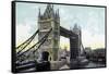 Tower Bridge, London, 20th Century-null-Framed Stretched Canvas