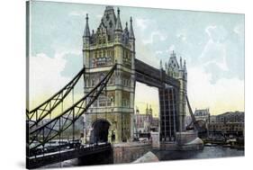 Tower Bridge, London, 20th Century-null-Stretched Canvas