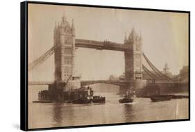 Tower Bridge, London, C1907-null-Framed Stretched Canvas