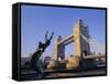 Tower Bridge, London, England, UK-Roy Rainford-Framed Stretched Canvas