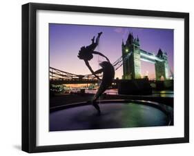 Tower Bridge, London, England, UK-Peter Adams-Framed Premium Photographic Print