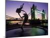 Tower Bridge, London, England, UK-Peter Adams-Mounted Premium Photographic Print