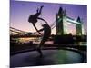 Tower Bridge, London, England, UK-Peter Adams-Mounted Photographic Print