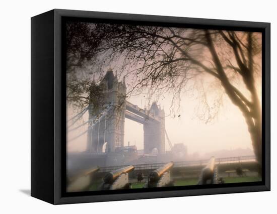 Tower Bridge, London, England, UK-Peter Adams-Framed Stretched Canvas