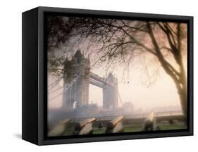 Tower Bridge, London, England, UK-Peter Adams-Framed Stretched Canvas