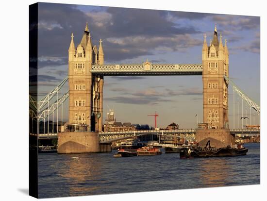 Tower Bridge, London, England, United Kingdom-John Miller-Stretched Canvas