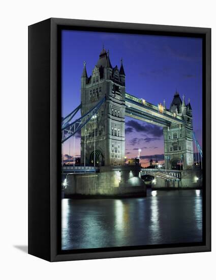 Tower Bridge, London, England, United Kingdom-Mark Mawson-Framed Stretched Canvas