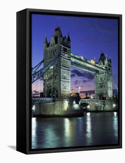 Tower Bridge, London, England, United Kingdom-Mark Mawson-Framed Stretched Canvas