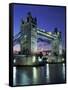 Tower Bridge, London, England, United Kingdom-Mark Mawson-Framed Stretched Canvas