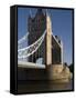 Tower Bridge, London, England-Amanda Hall-Framed Stretched Canvas